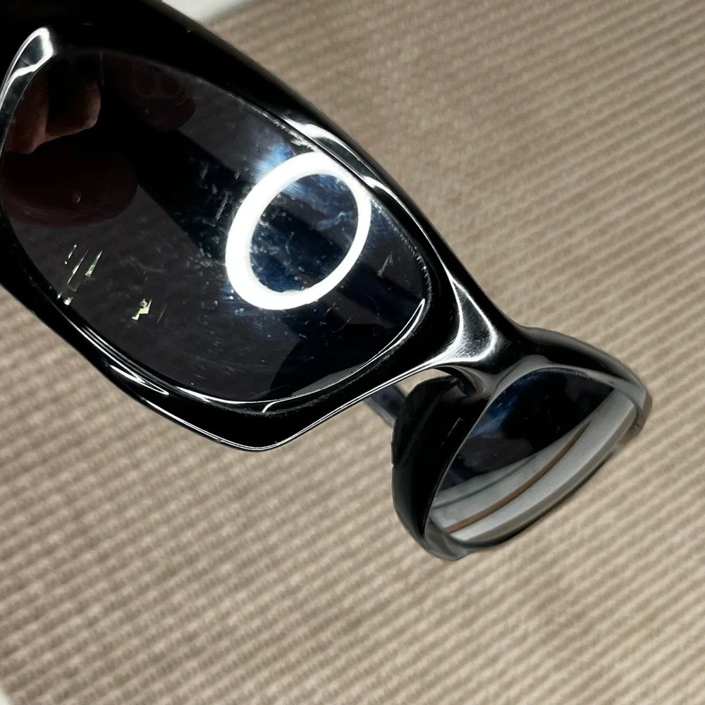 Oakley Antix Sunglasses Polished Black Grey Lens OO9157-01 Made in USA Mens